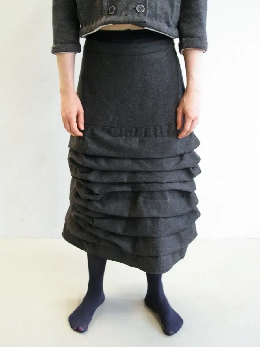 에옹쓰 울스커트 eonts piled wool skirt